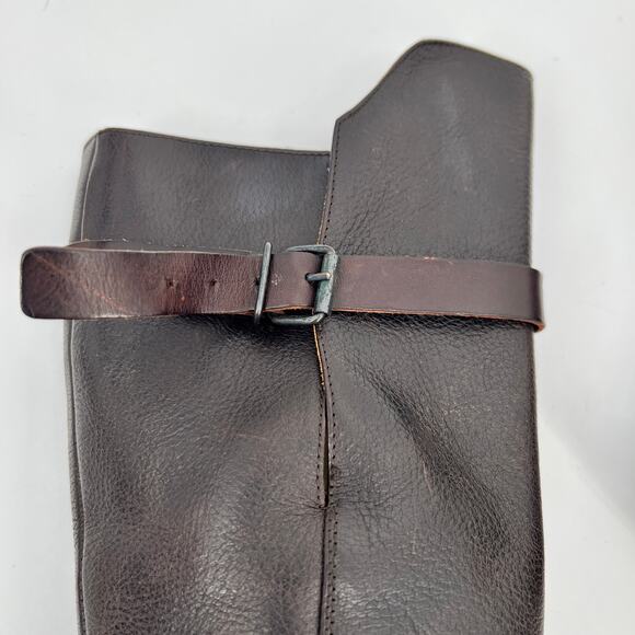 Trippen Crusader Boot Women EU 38 US 7 Dark Brown Leather Tall Knee High Germany - Picture 7 of 12